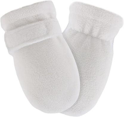 Zsedrut No Scratch Baby Mittens Toddler Infant Fleece Lined Gloves Winter Warm Mitten for Baby Boys