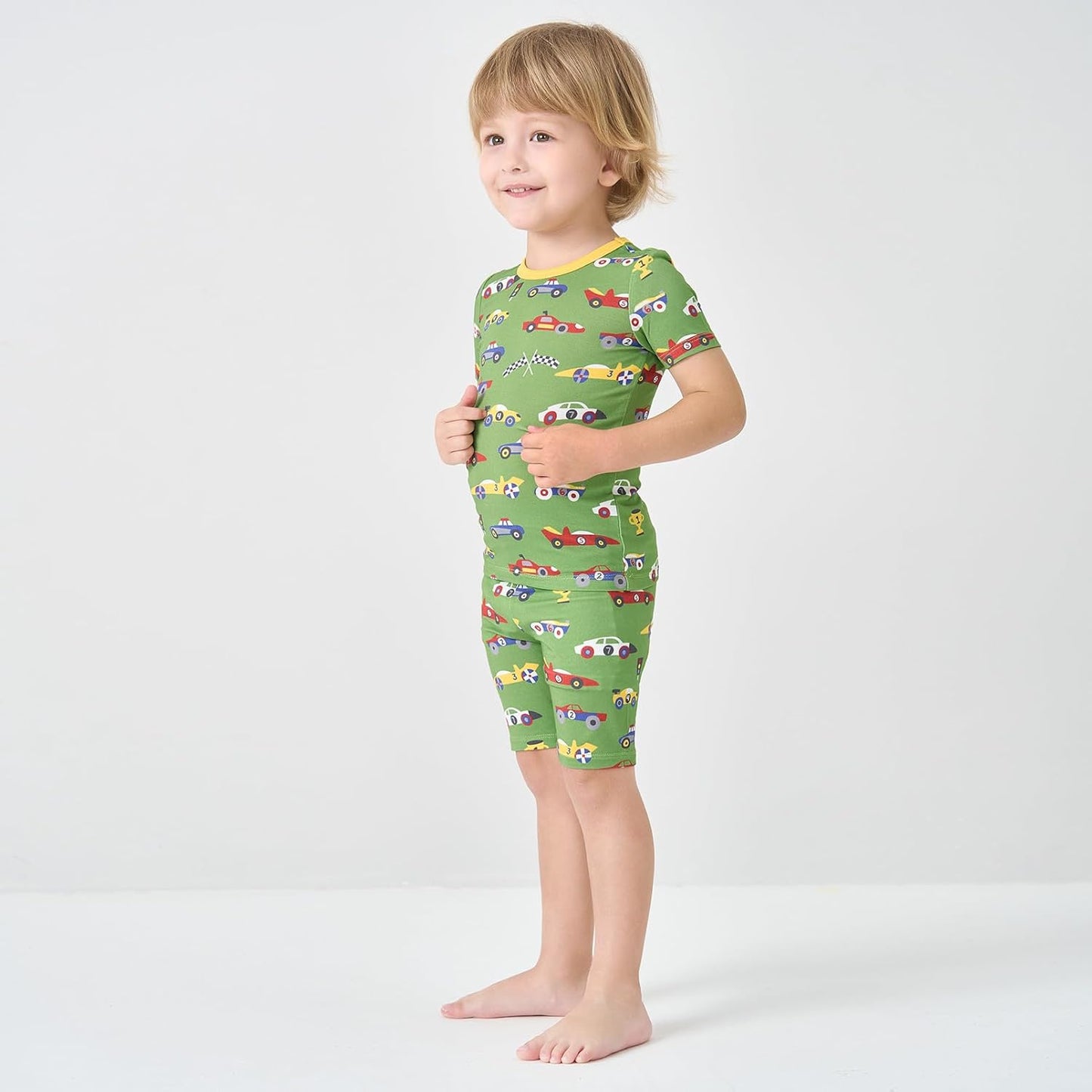 pureborn Baby Viscose From Bamboo Pajamas Set Pjs - Kids Toddler Girl Snug Fit Viscose Sleepwear