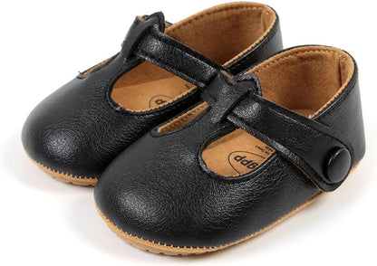 Baby Shoes Mary Jane Flats Non Slip Soft Sole Infant Toddler Sneakers First Walkers Party Christmas