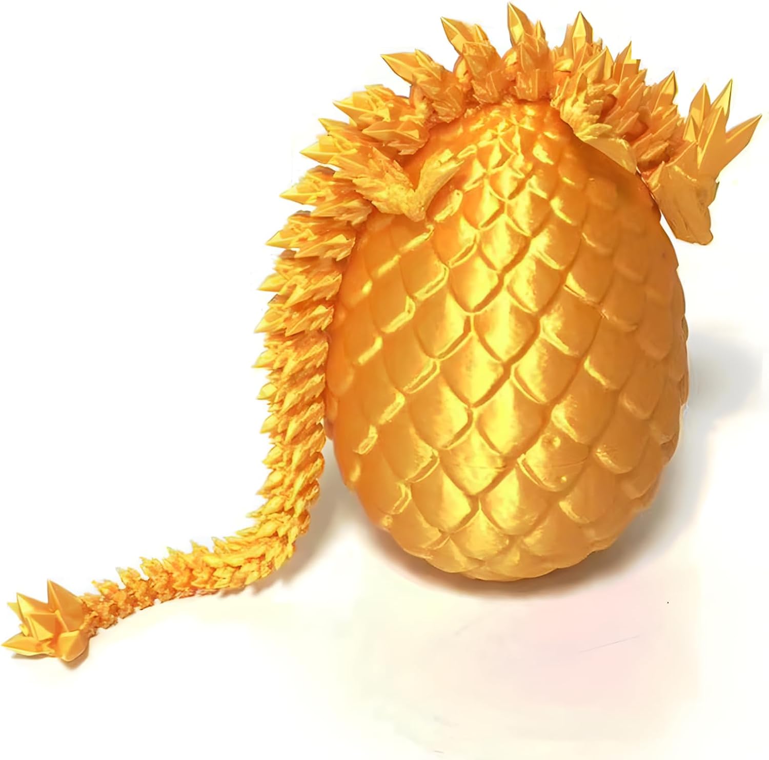 3D Printed Dragon Egg,Mystery Crystal Dragon Fidget Toys,Articulated Dragon,Home Desk Decor Easter