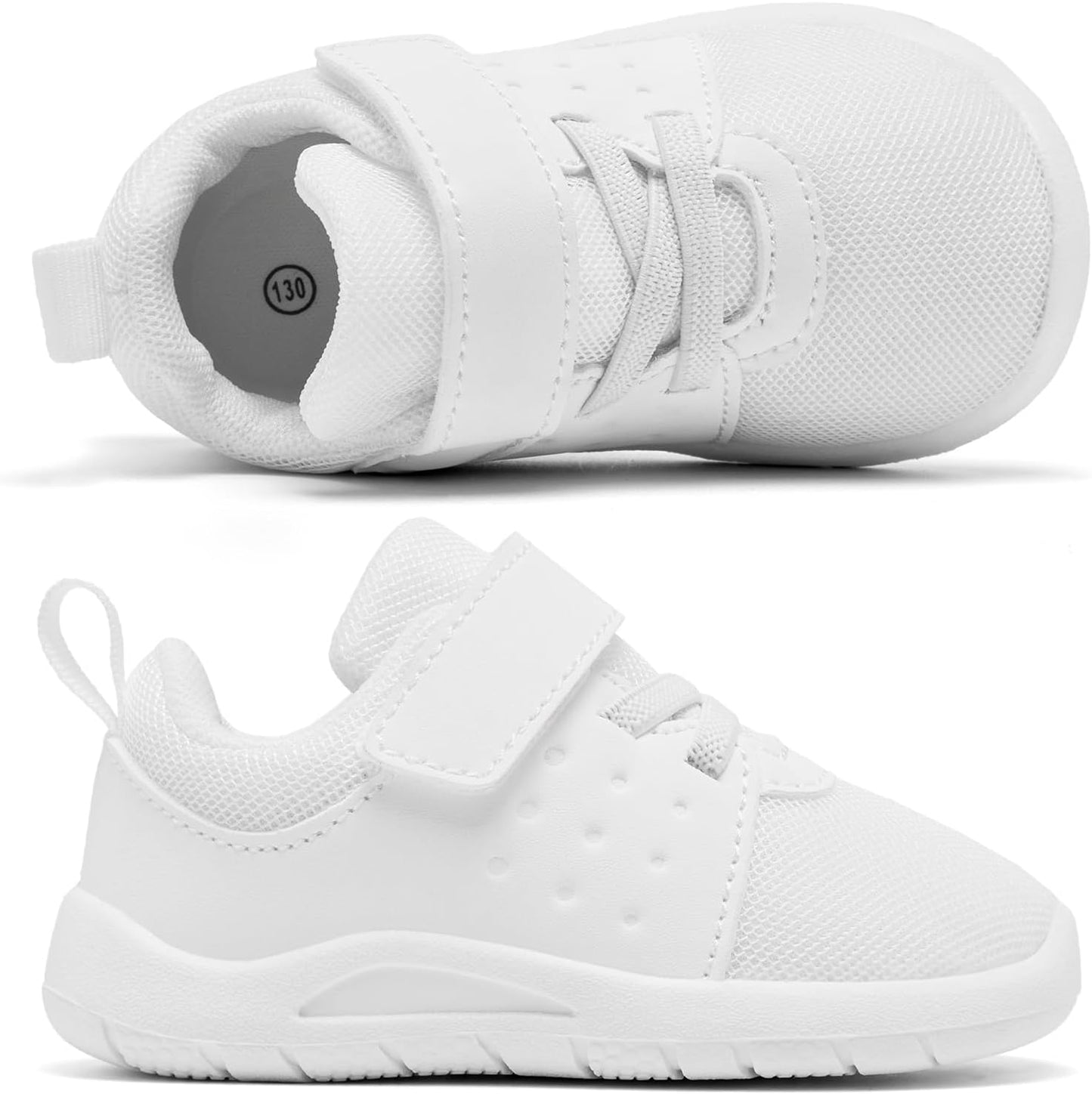 MORENDL Toddler Baby Shoes 0-4 Years Boy Girl Lightweight Breathable Non-Slip Sports Sneakers