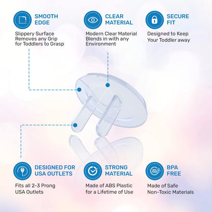 48 Pack Outlet Covers Baby Proofing, Provide Shock Prevention and Easy Installation, Safe and