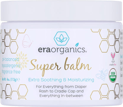 Era Organics Healing Ointment for Babies - USDA Certified Organic Natural Moisturizer Gentle on