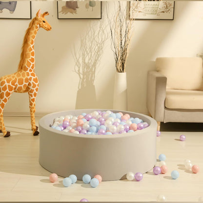GOGOSO Ball Pits Balls for Toddlers Pack of 50 100 200 Plastics Shape Ball Non-Phthalate Non-BPA