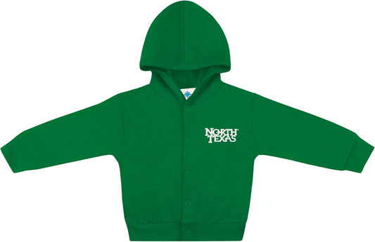 Creative Knitwear College Baby Snap Hooded Jacket - Team Logo, Multiple Colors, for Boys & Girls