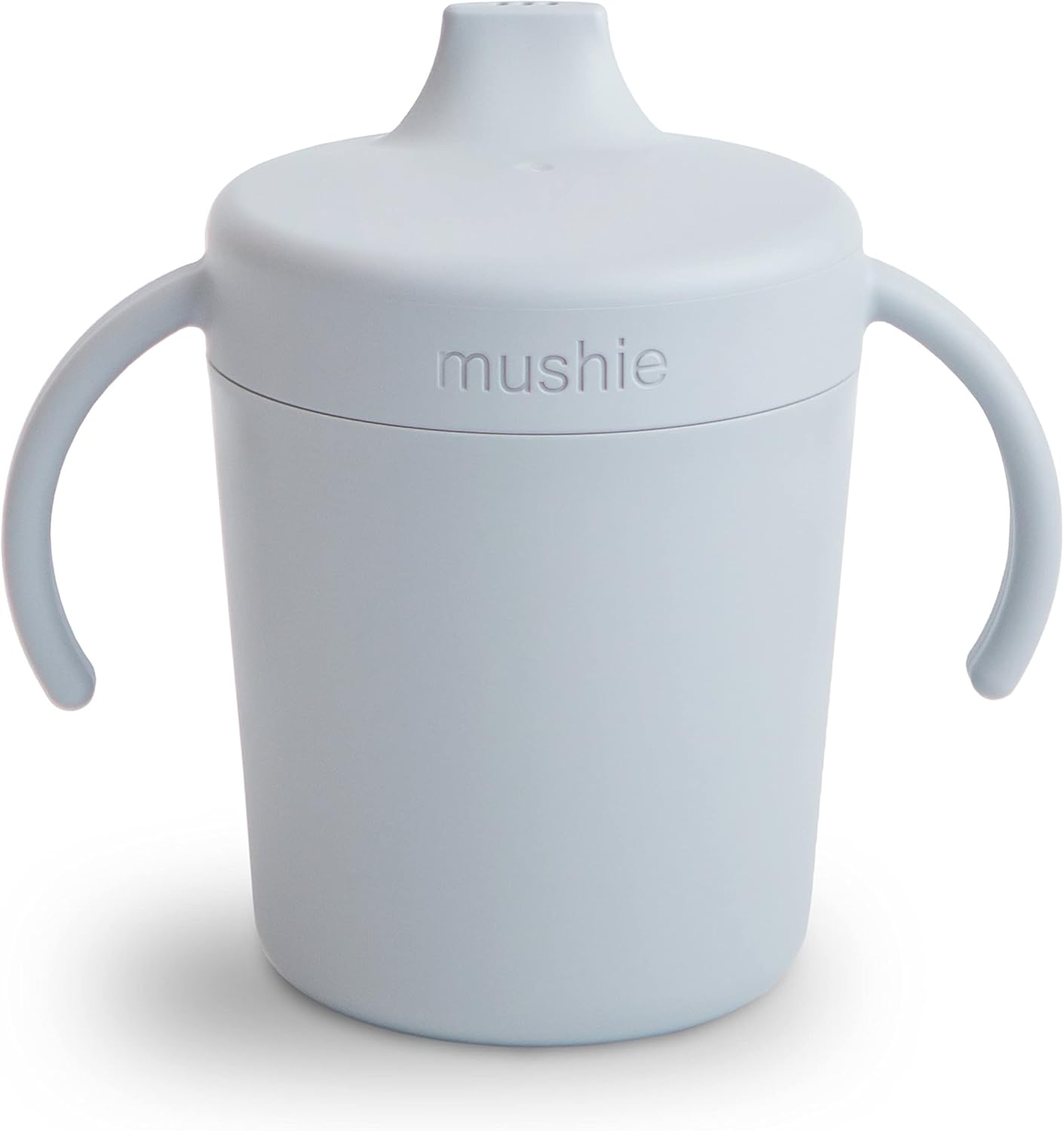 mushie Trainer Sippy Cup | Made in Denmark | Leak Resistant Twist-Off Lid & Handles | 6 Months +