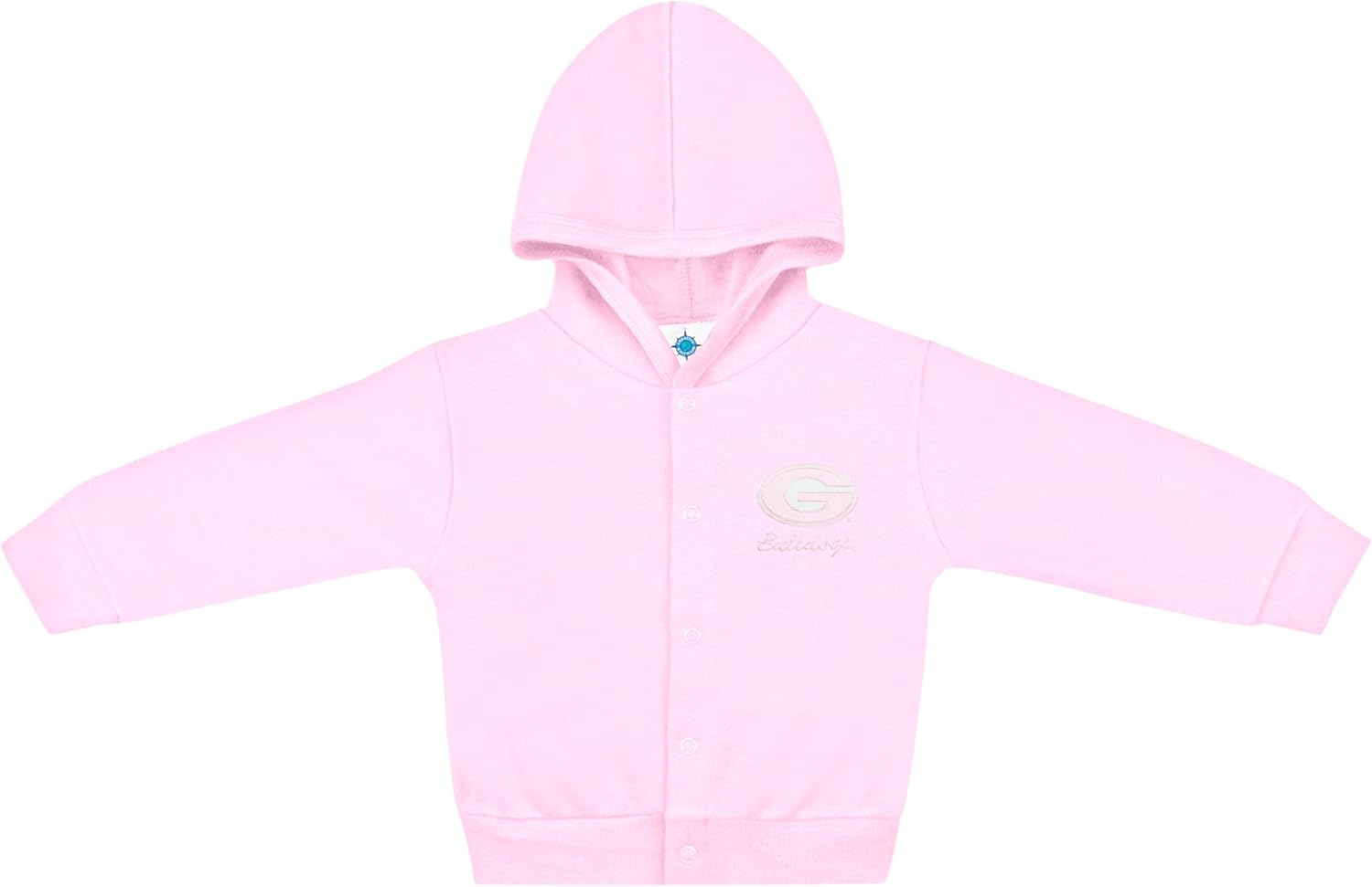 Creative Knitwear College Baby Snap Hooded Jacket - Team Logo, Multiple Colors, for Boys & Girls
