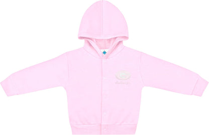 Creative Knitwear College Baby Snap Hooded Jacket - Team Logo, Multiple Colors, for Boys & Girls