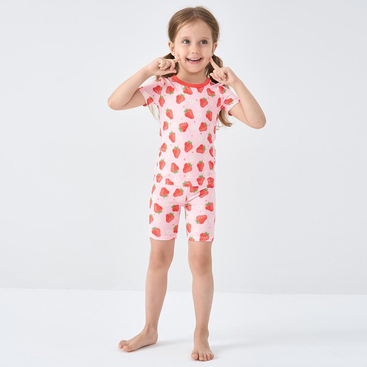 pureborn Baby Viscose From Bamboo Pajamas Set Pjs - Kids Toddler Girl Snug Fit Viscose Sleepwear