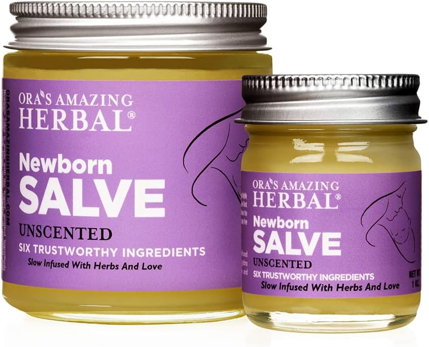 Ora's amazing Herbal, Newborn Salve, Diaper Rash Cream, Calendula Baby Balm, EWG Verified Baby