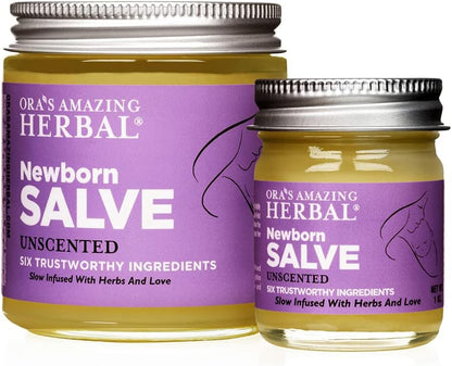Ora's amazing Herbal, Newborn Salve, Diaper Rash Cream, Calendula Baby Balm, EWG Verified Baby