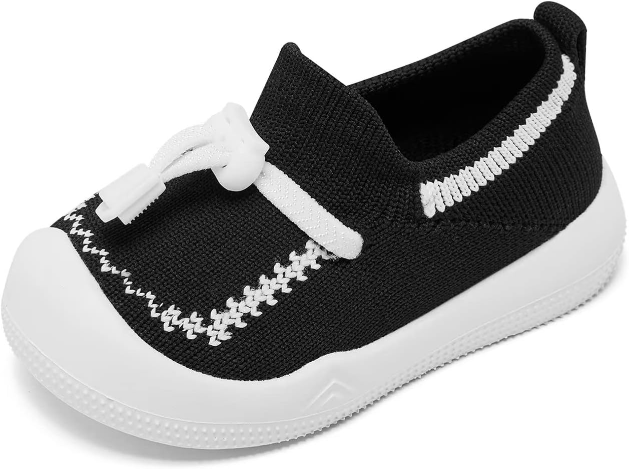 Eashi Baby Boy Girl Non-Skid Indoor Infant Walking Shoes Breathable Warm Elastic Sock Shoes with