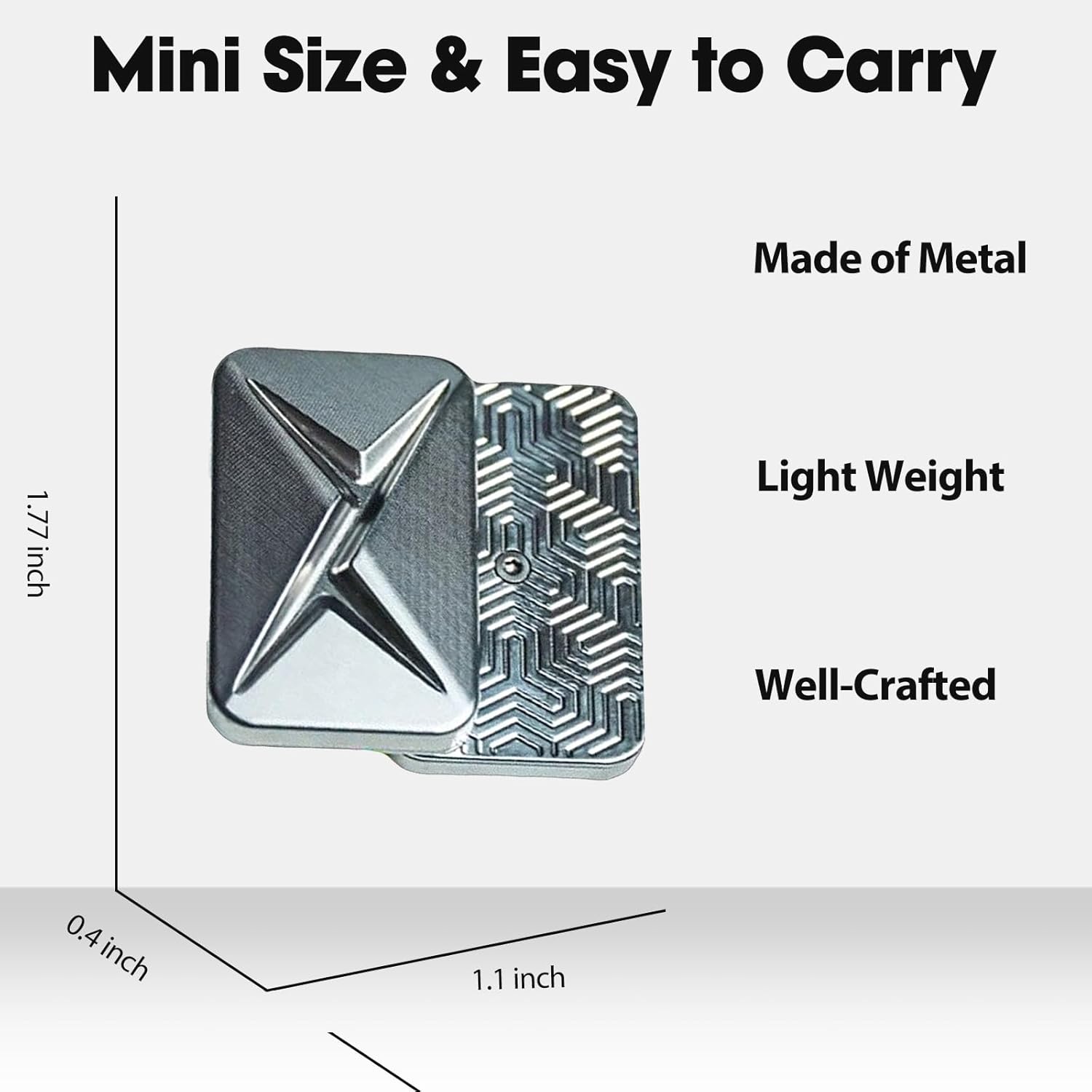 Lightning Infinite Fidget Slider Metal Magnetic Haptic Fidget Toys for Adults Anxiety/ADHD/Stress
