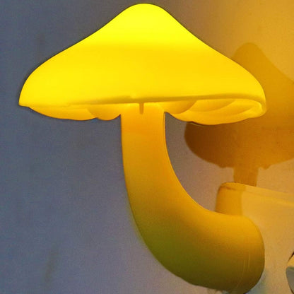 Sensor LED Night Lights for Adults Kids NightLight Cute Mushroom Night Light Plug in Wall Lamps for