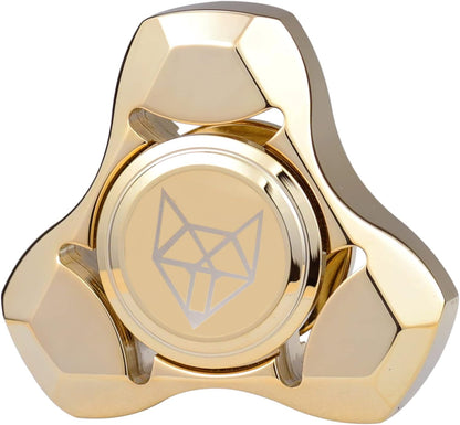 FREELOVE Metal Fidget Spinner, Stainless Steel Heavy, Long Spinning Toys, Cool Silent, Small Mini