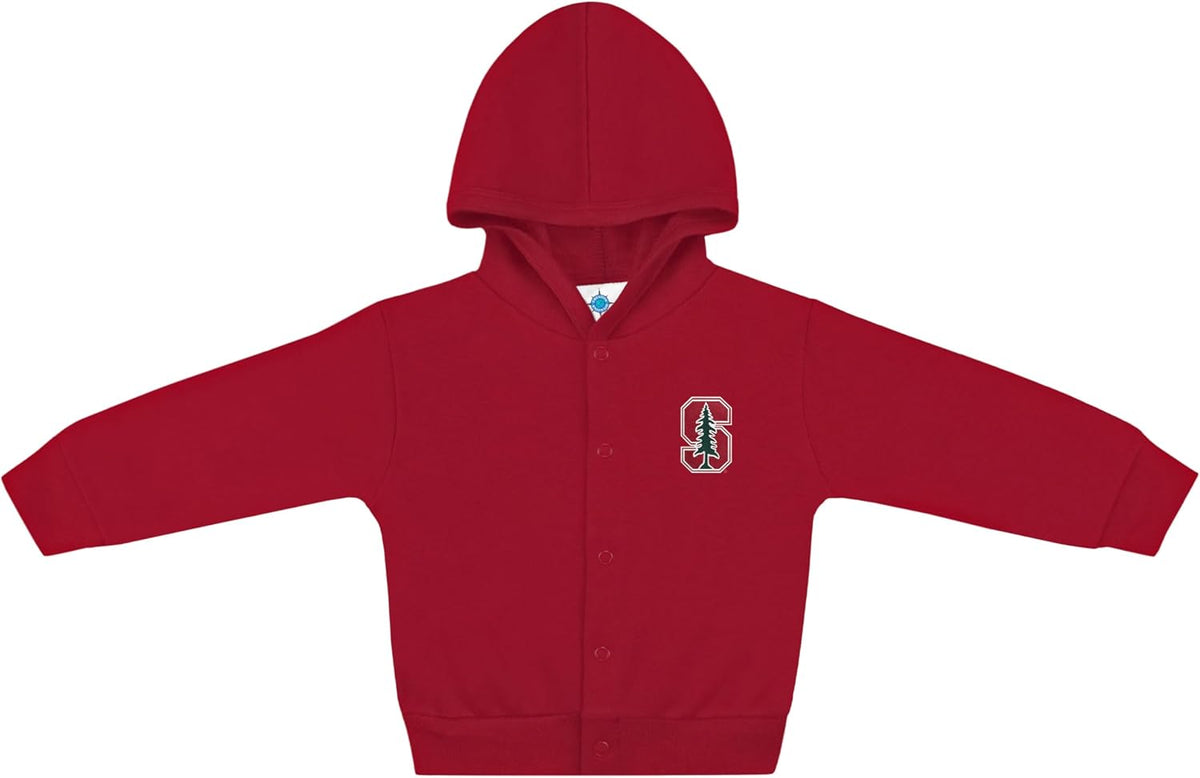 Creative Knitwear College Baby Snap Hooded Jacket - Team Logo, Multiple Colors, for Boys & Girls