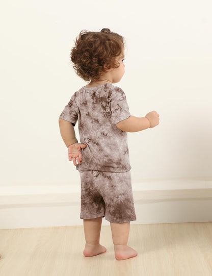 Jimonda Baby/Toddler Soft Sleepwear Short sleeve Kids Cool Pajama Outdoor 2-Piece Shirt&Shorts