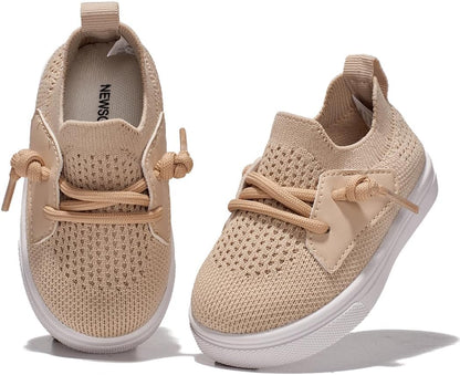 Newsonet Baby Shoes Boys Girls First Walking Breathable Non Slip Walker Sneakers Soft Sole 6 9 12