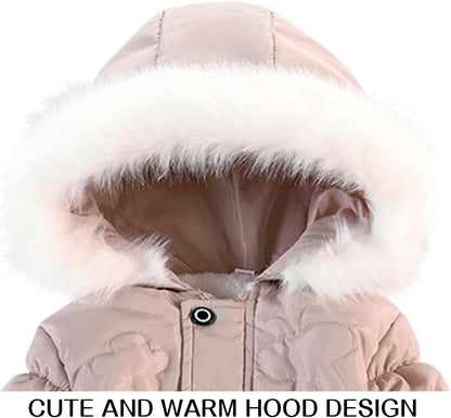 Toddler Fleece Jackets Winter outerwear Coat For Baby Girl Sweater Clothes