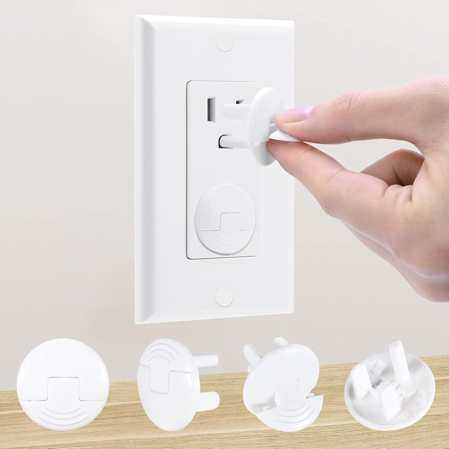 PRObebi Outlet Covers Baby Proofing 52 Pack, Plug Covers for Electrical Outlets, Outlet Plugs Baby