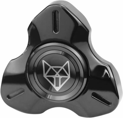 FREELOVE Metal Fidget Spinner, Stainless Steel Heavy, Long Spinning Toys, Cool Silent, Small Mini