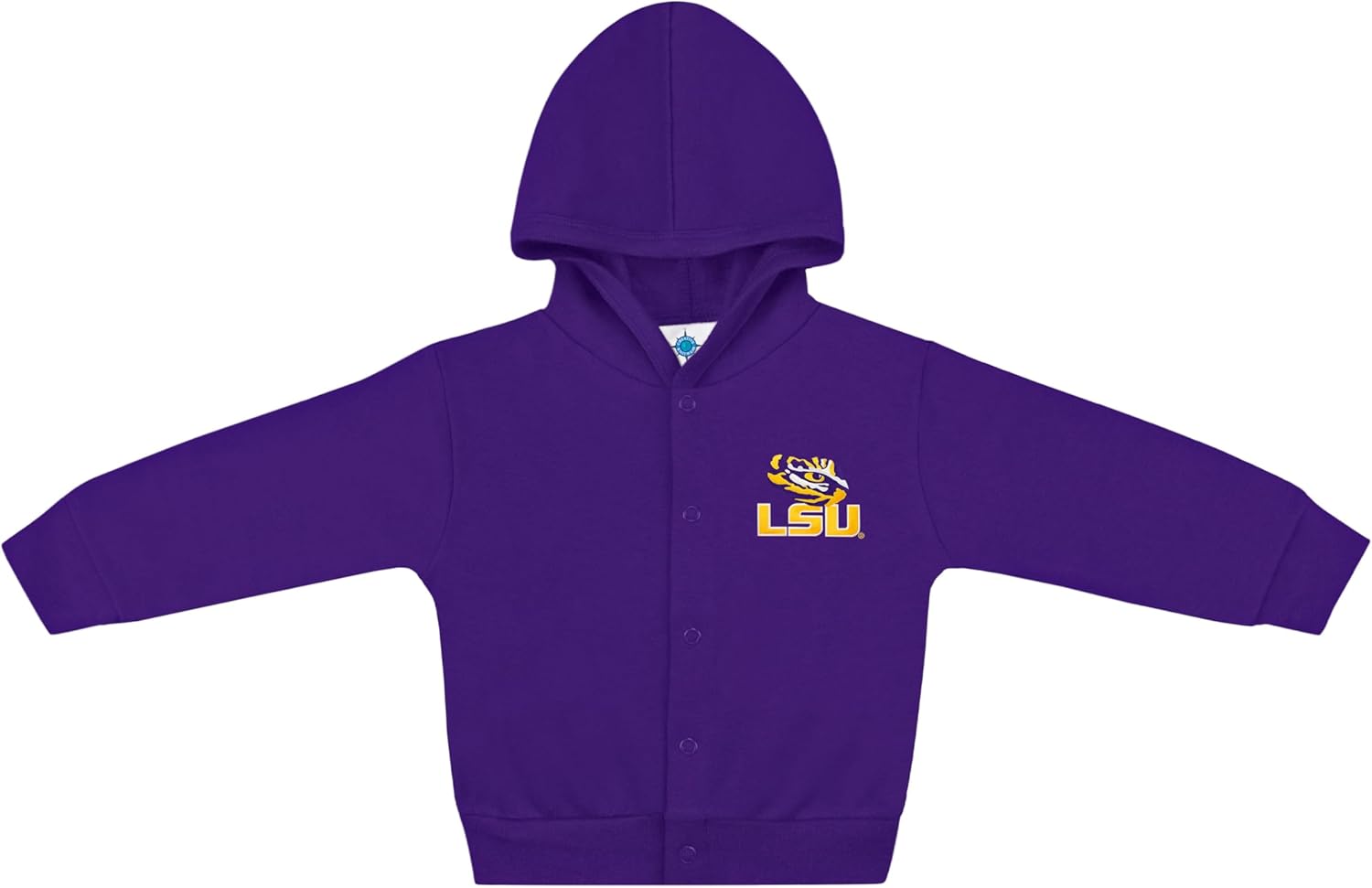 Creative Knitwear College Baby Snap Hooded Jacket - Team Logo, Multiple Colors, for Boys & Girls