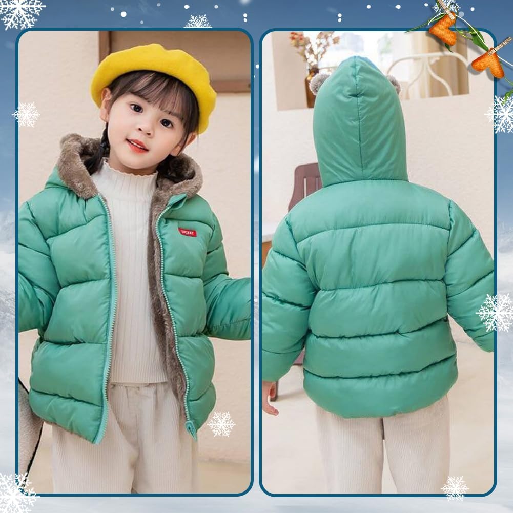 Fairy Baby Infant Baby Winter Coat Cute Teddy Bear Hooded Jacket Warm Fleece Outerwear Windproof
