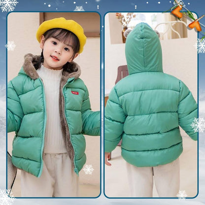 Fairy Baby Infant Baby Winter Coat Cute Teddy Bear Hooded Jacket Warm Fleece Outerwear Windproof