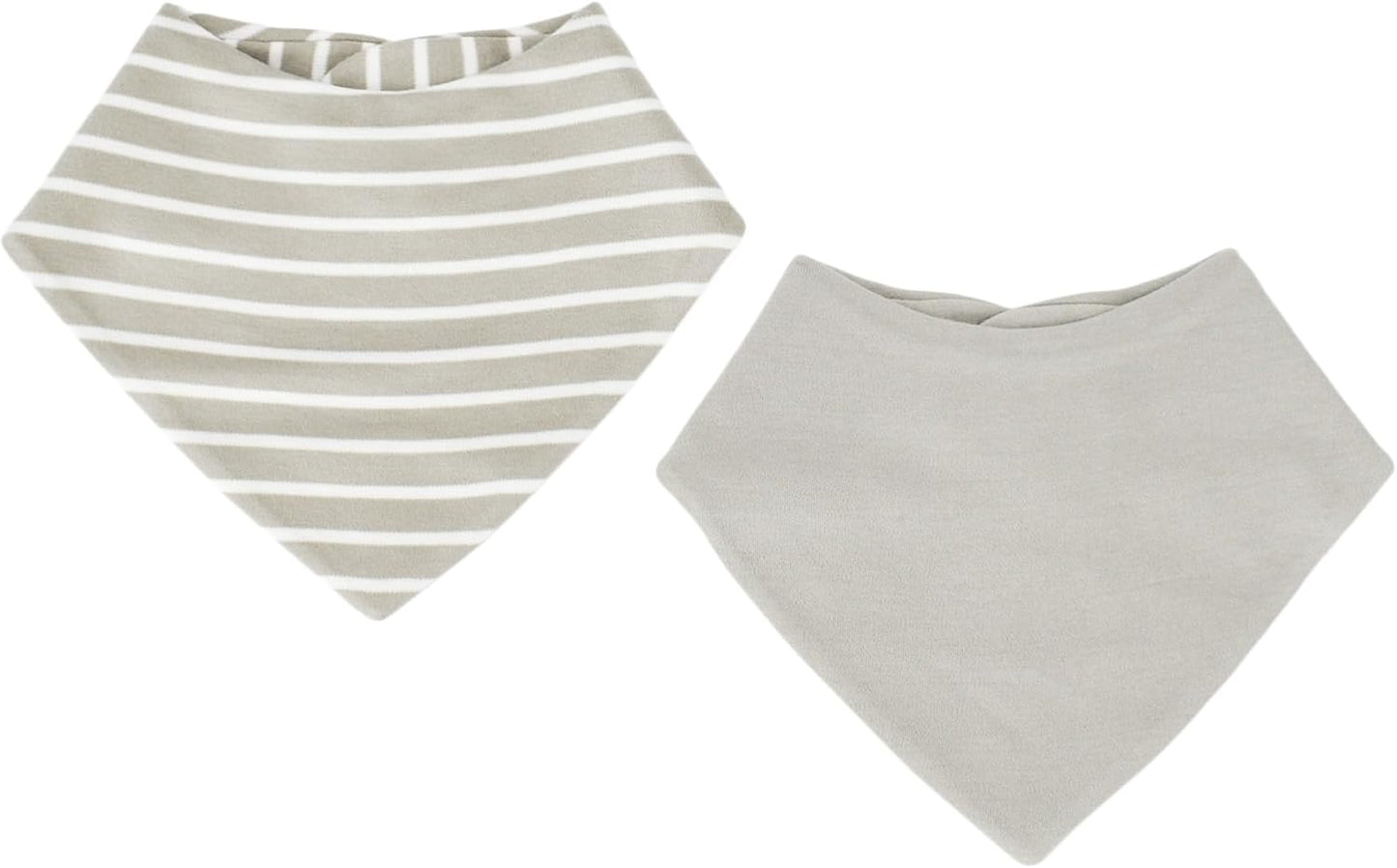 Woolino Merino Wool Baby Bibs - Highly Absorbent Bandana Bib with Cotton Outer Layer and Merino
