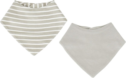 Woolino Merino Wool Baby Bibs - Highly Absorbent Bandana Bib with Cotton Outer Layer and Merino