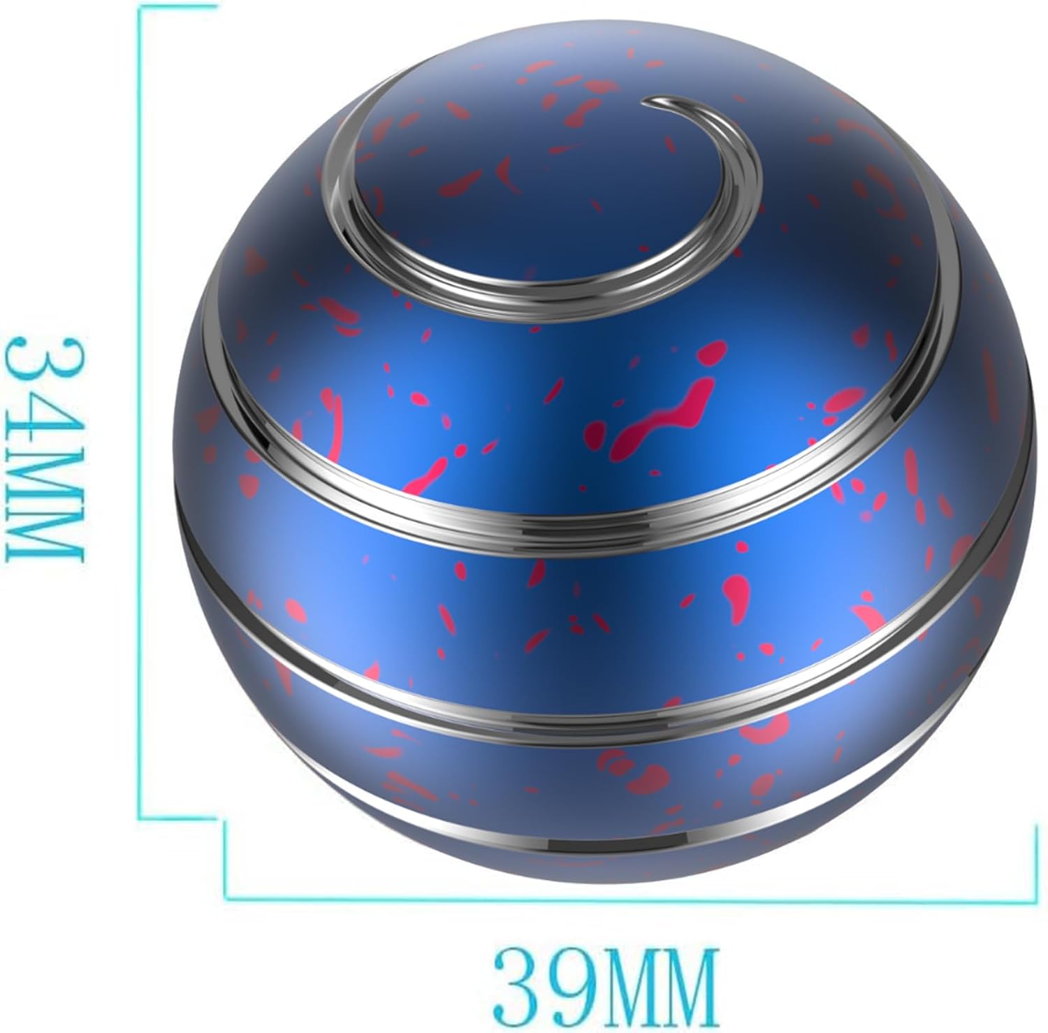 Kinetic Desk Toys, 1.54'' Kinetic Spinning Desk Toys for Kids Adults, Fidget Toys for Party Favors