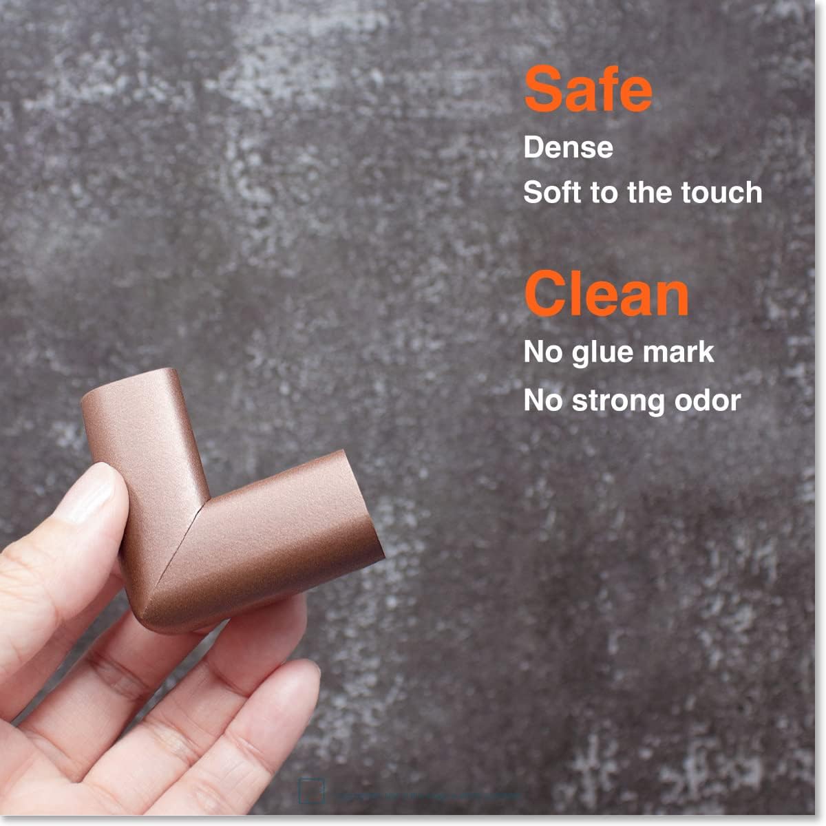 Roving Cove Slim-Fit Corner Edge Protector for Baby Proofing (Small 18ft Edge 8 Corners), Furniture