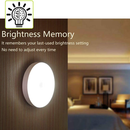 Mini Touch Light, Rechargeable Battery Operated Closet Lights Wardrobe Lights, Magnetic Stick-on