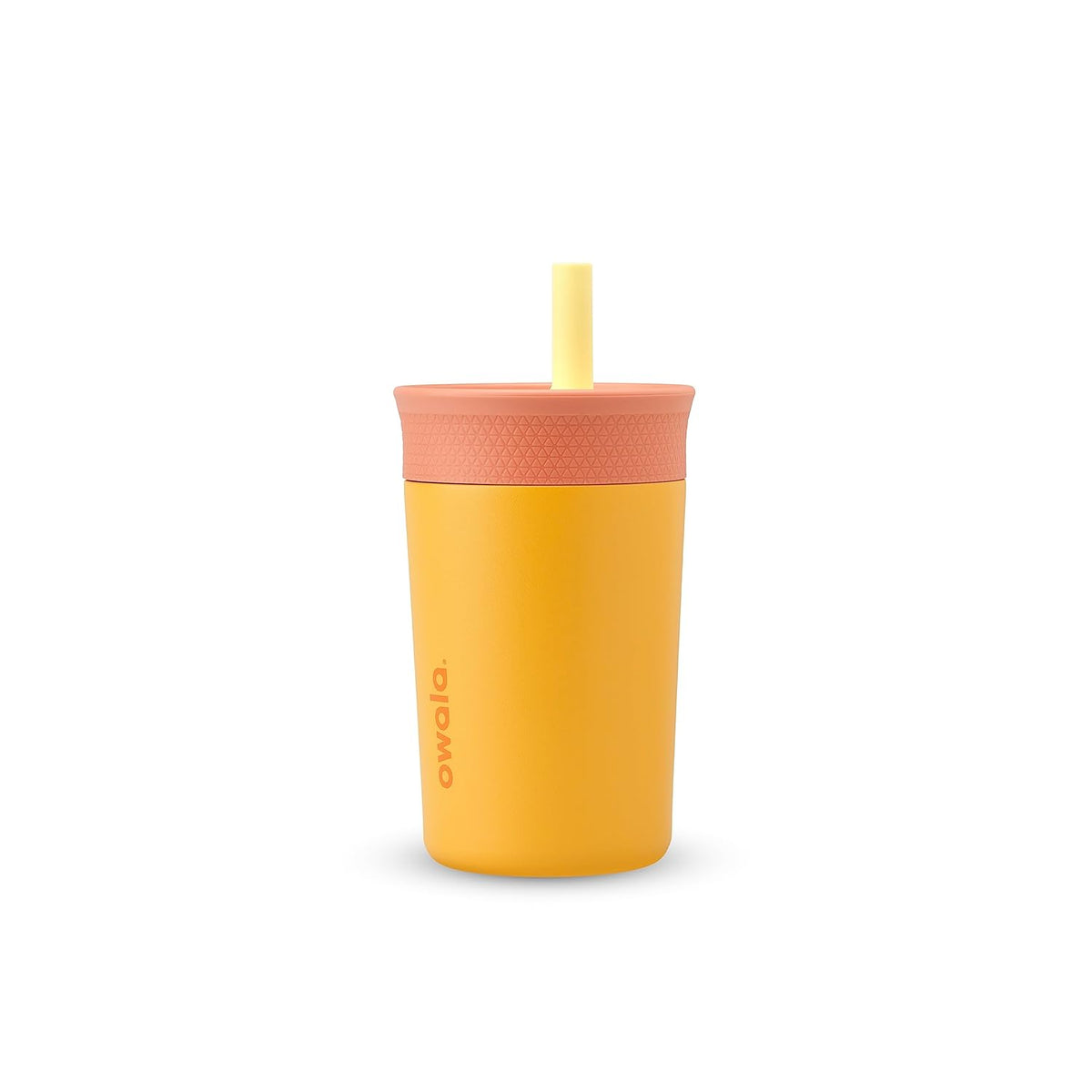 Owala Kids Insulation Stainless Steel Tumbler with Spill Resistant Flexible Straw, Easy to Clean