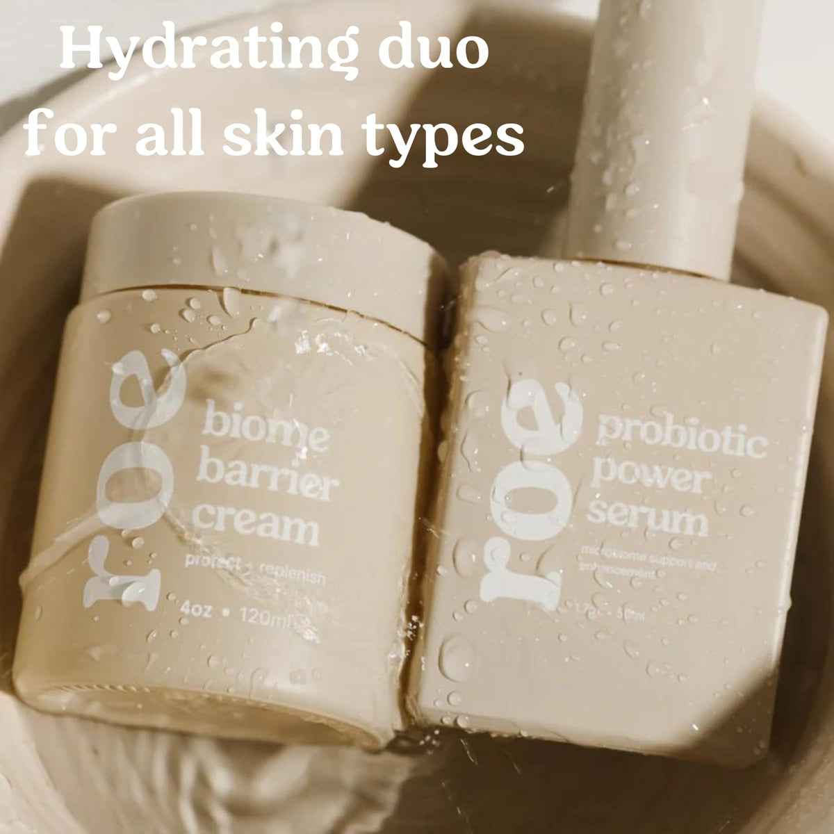 Baby Cream & Baby Serum Power Pair Biome Barrier | For All Skin & Ages | Hydrating Body, Face, Dry