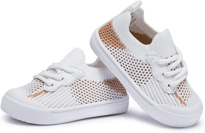 BMCiTYBM Baby Sneakers Girls Boys Lightweight Breathable Mesh First Walkers Shoes 6-24 Months
