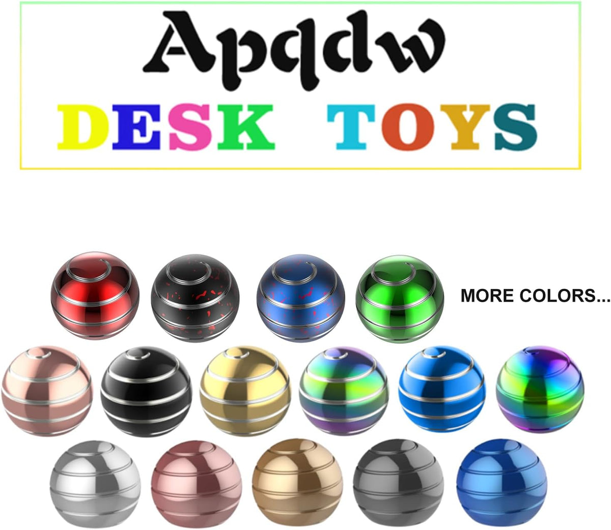 Kinetic Desk Toys, 1.54'' Kinetic Spinning Desk Toys for Kids Adults, Fidget Toys for Party Favors