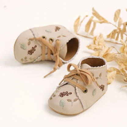Baby Shoes Mary Jane Flats Non Slip Soft Sole Infant Toddler Sneakers First Walkers Party Christmas