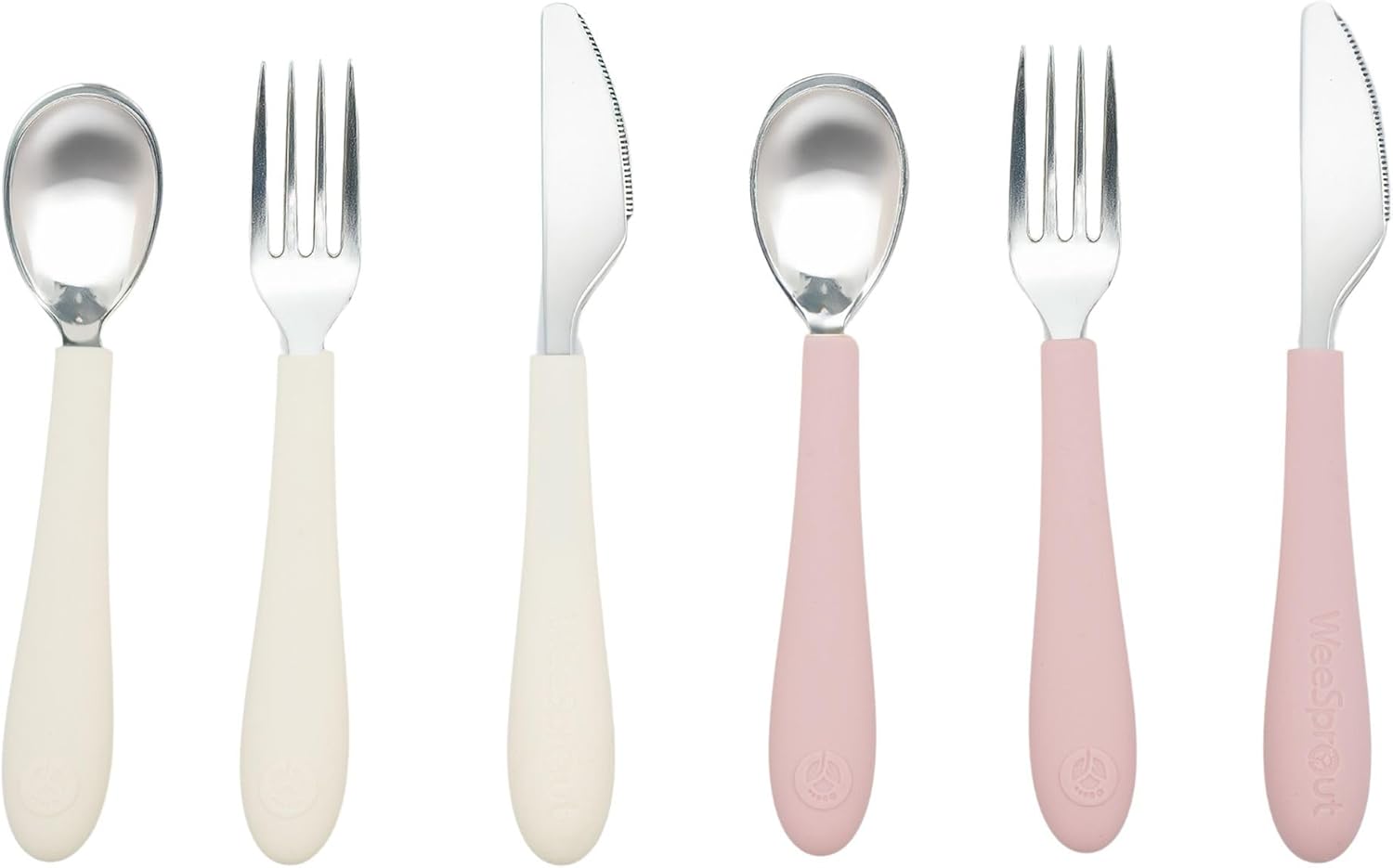 Kids Stainless Steel Utensils Set - Premium 18/8 Grade Silverware Kit - 2 Spoons, 2 Forks, and 2