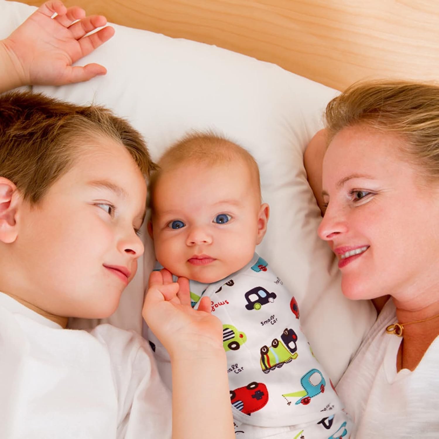 Bubble bear Baby Swaddle Blankets for Baby Boy Girl 0-3 Months,Hypoallergenic Skin-Friendly
