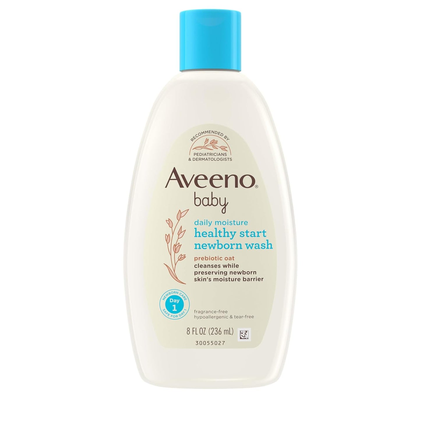 Aveeno Baby Healthy Start Nourishing Newborn Wash, Hypoallergenic Baby Body Wash with Prebiotic Oat