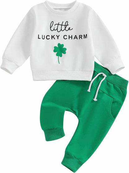 Kupretty Toddler Baby Boy Fall Winter Clothes Color Block Long Sleeve Sweatshirt Pullover Tops +