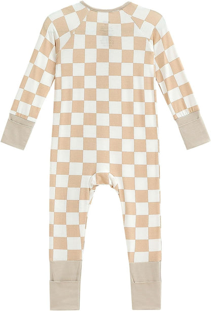 Baby Viscose from Bamboo Pajamas - Infant Boys Girls Footless Zippy Pjs Sleep 'N Play Clothes - One