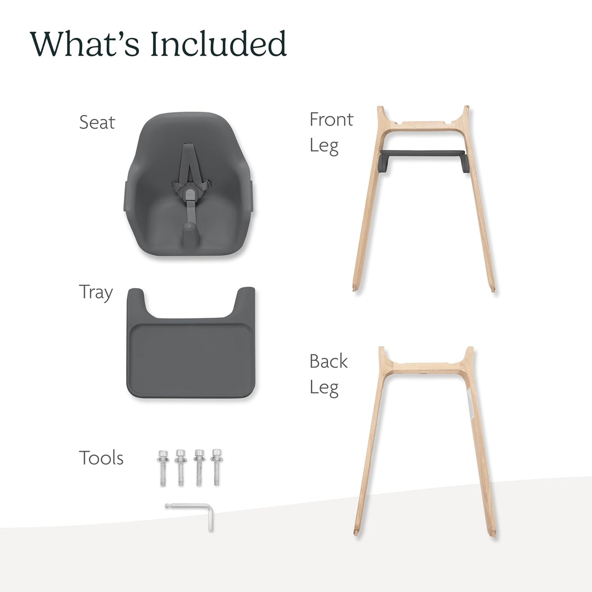 UPPAbaby Ciro High Chair/Sleek, Easy-to-Clean Design/Perfect-Fit Tray to Bring Baby to