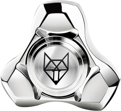 FREELOVE Metal Fidget Spinner for Adults, Stainless Steel Heavy Spinning Toys, Small Mini Fox Hand