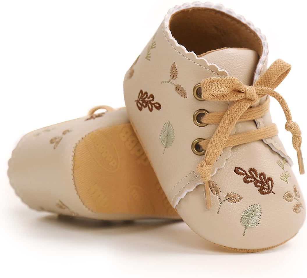 Baby Shoes Mary Jane Flats Non Slip Soft Sole Infant Toddler Sneakers First Walkers Party Christmas