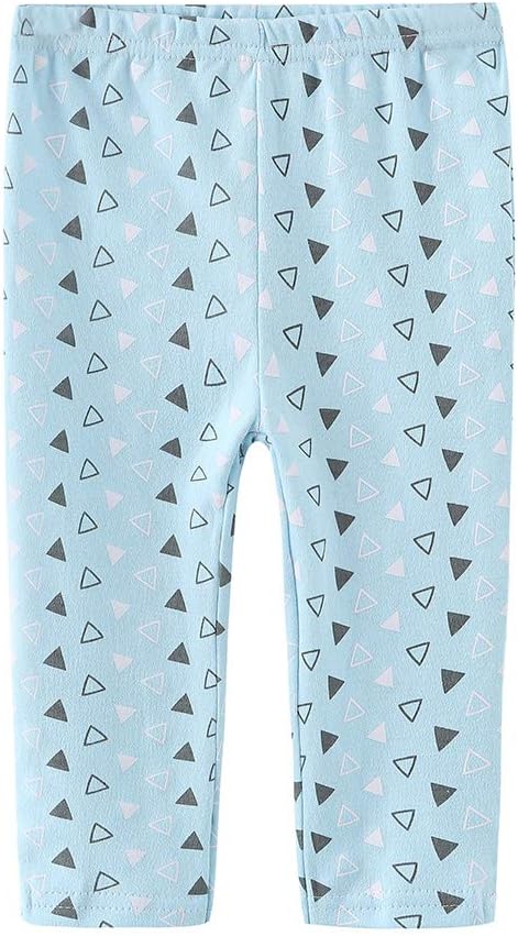 Unisex Newborn Baby Cotton 4-Pack Pants Embroidery Pringting Casual Leggings 0-24 Months for Boys