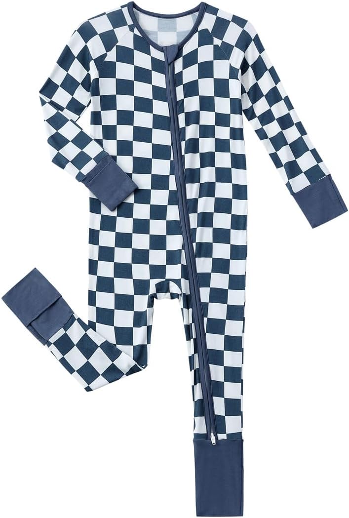 Baby Viscose from Bamboo Pajamas - Infant Boys Girls Footless Zippy Pjs Sleep 'N Play Clothes - One