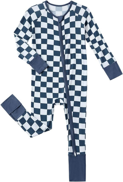 Baby Viscose from Bamboo Pajamas - Infant Boys Girls Footless Zippy Pjs Sleep 'N Play Clothes - One