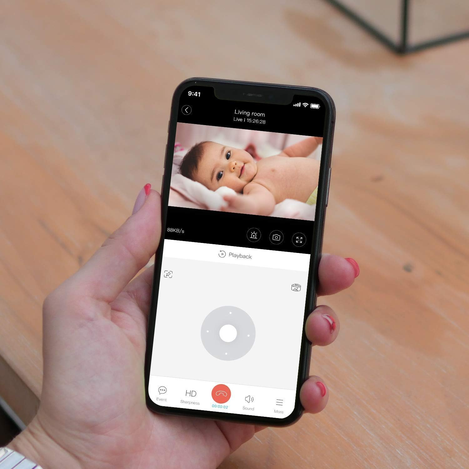 blurams Indoor Camera 2K, Cameras for Home Security 5GHz, 360° Pet Camera w/Motion Tracking, Phone